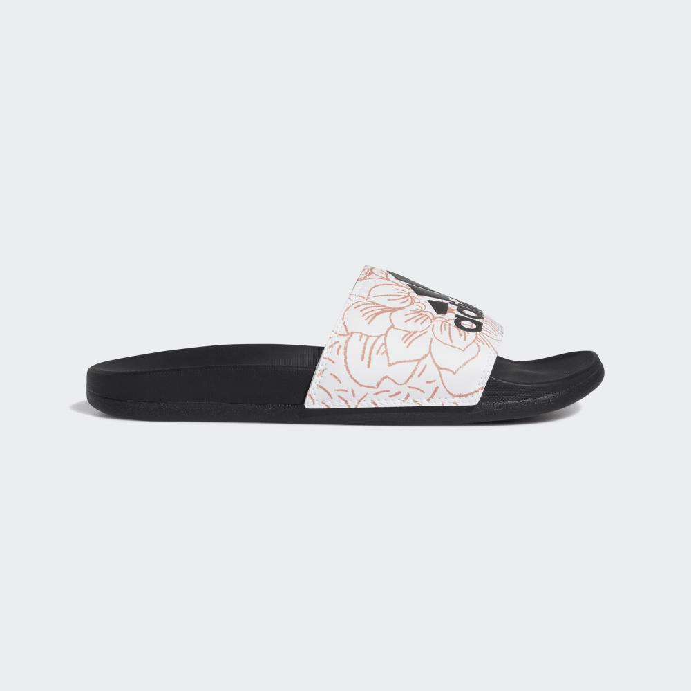 Papuci Adidas Adilette Comfort Dama Romania - Albi/Negrii/Corai FV6332